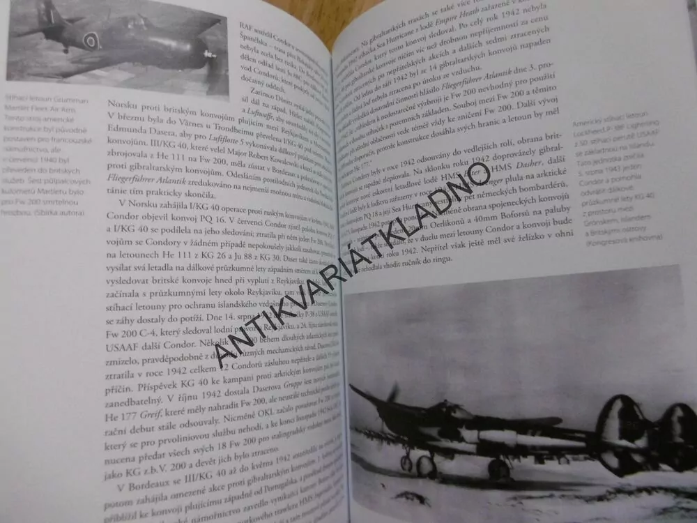 FW 200 CONDOR VS KONVOJE V ATLANTIKU, 1941-43, R. FORCZYK