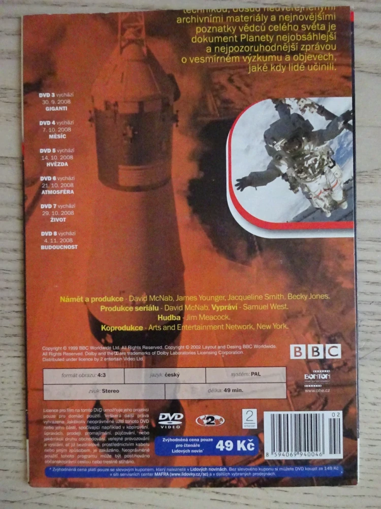THE PLANETS, DVD FILM DOKUMENT