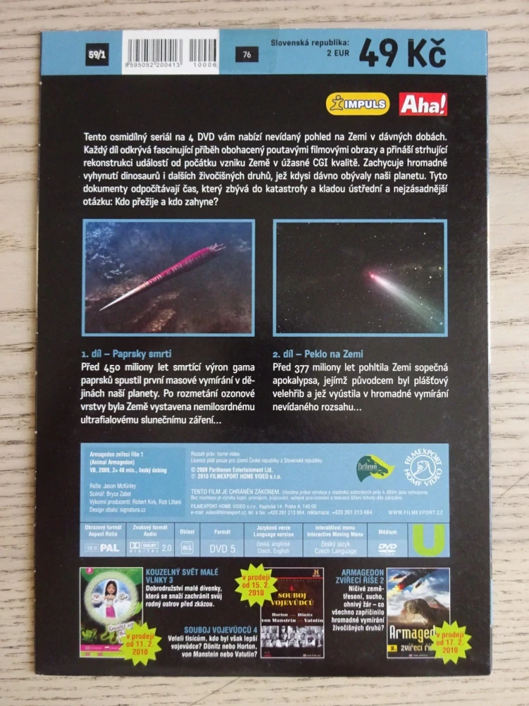 ARMAGEDON 1, DVD FILM DOKUMENT