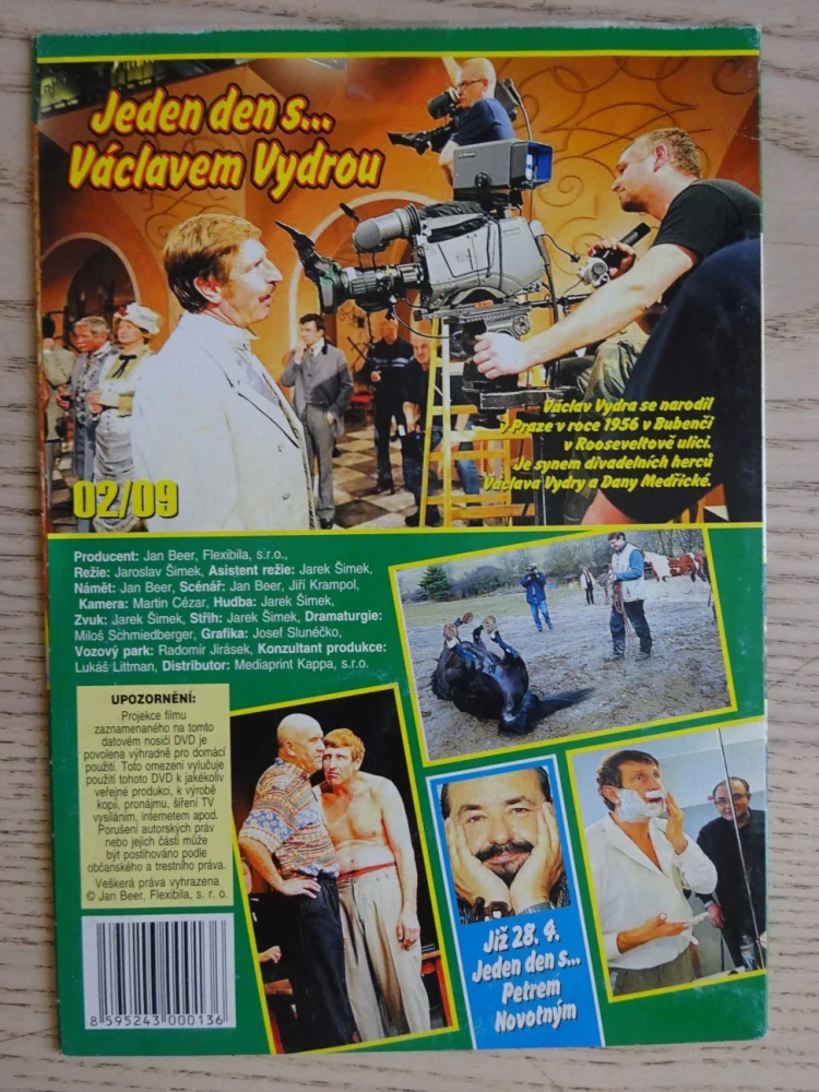 JEDEN DEN S... VÁCLAVEM VYDROU, VÁCLAV VYDRA, DVD FILM