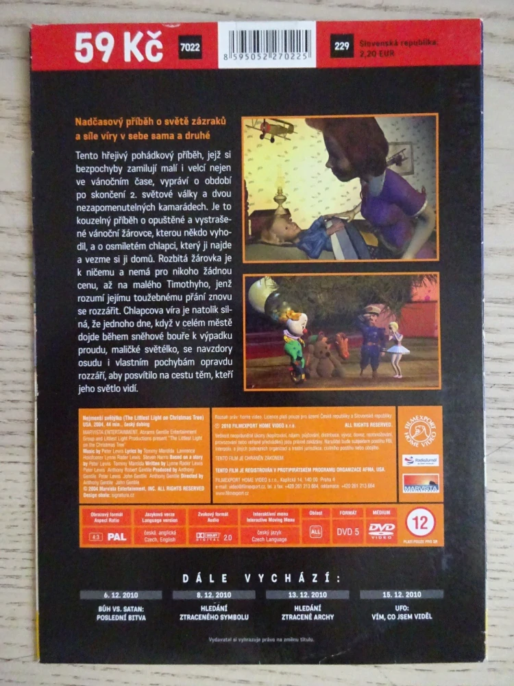 NEJMENŠÍ SVĚTÝLKO, DVD FILM
