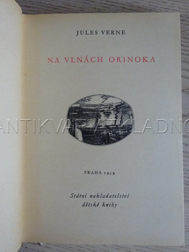 NA VLNÁCH ORINOKA, JULES VERNE, 1959, **an