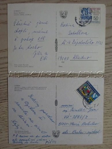 VYŠKOV, OKRES VYŠKOV, 2 KUSY