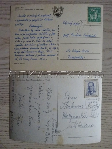 VRÁŽ, SANATORIUM, OKRES PÍSEK, 2 KUSY