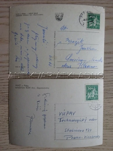 VRÁŽ, SANATORIUM, OKRES PÍSEK, 2 KUSY