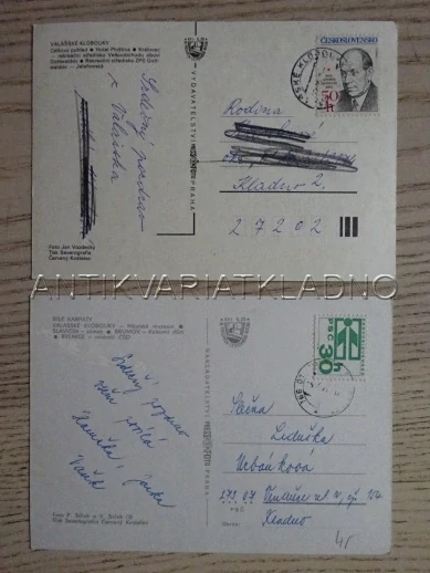 VALAŠSKÉ KLOBOUKY, OKRES ZLÍN, 2 KUSY