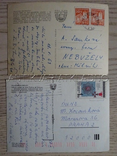 VALAŠSKÉ KLOBOUKY, OKRES ZLÍN, 2 KUSY