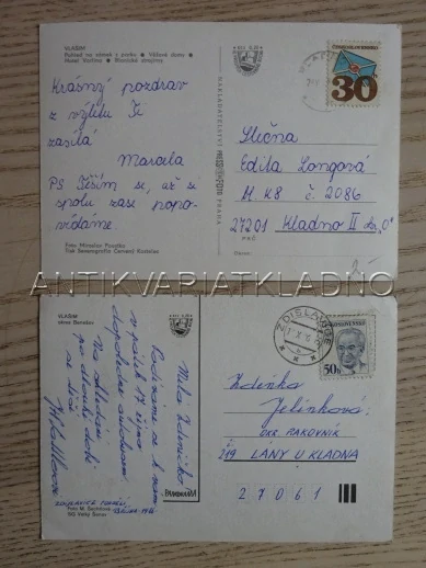 VLAŠIM, OKRES BENEŠOV, 2 KUSY