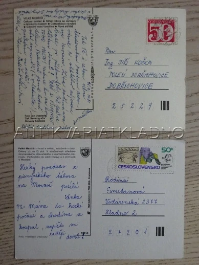 VELKÉ MEZIŘÍČÍ, OKRES ŽĎÁR NAD SÁZAVOU, 2 KUSY