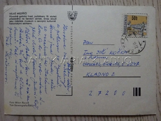 VELKÉ MEZIŘÍČÍ, ZÁMEK, OKRES ŽĎÁR NAD SÁZAVOU