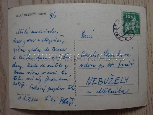 VELKÉ MEZIŘÍČÍ, ZÁMEK, OKRES ŽĎÁR NAD SÁZAVOU