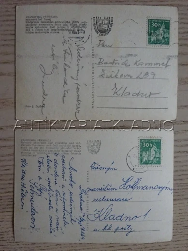 VRANOV, VRANOVSKÁ PŘEHRADA, OKRES ZNOJMO, 2 KUSY