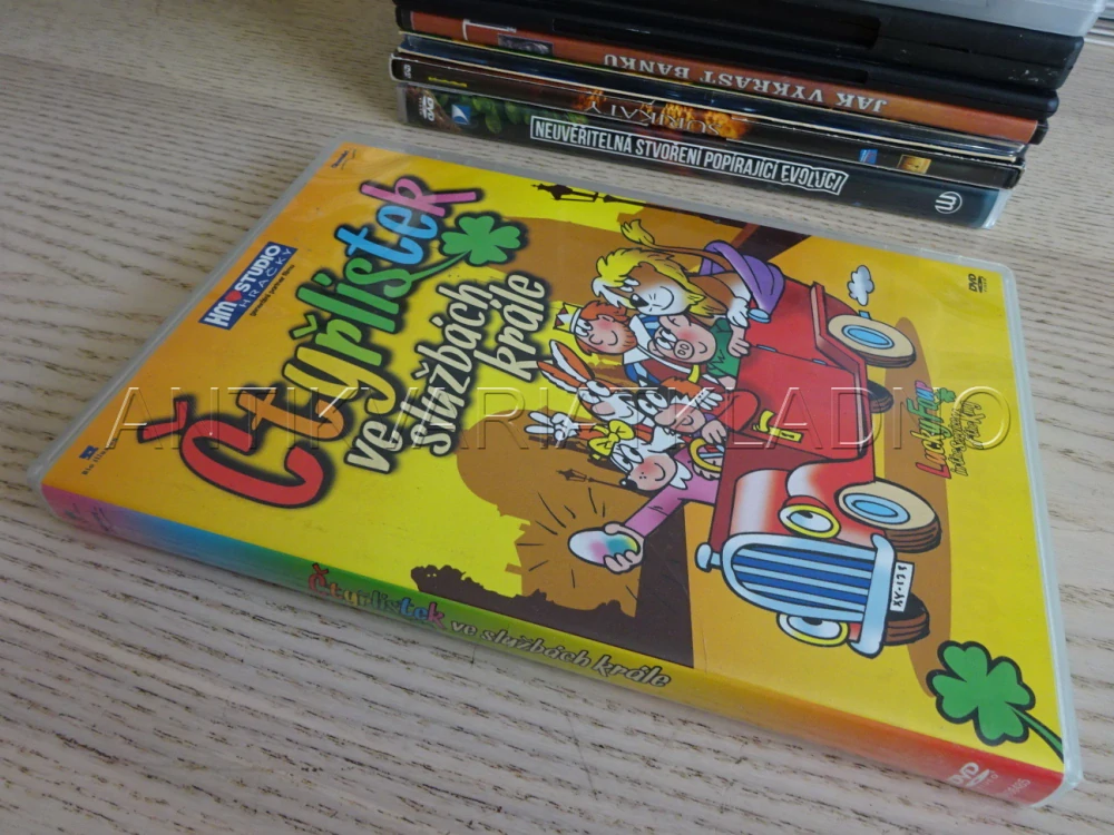 ČTYŘLÍSTEK VE SLUŽBÁCH KRÁLE, DVD FILM