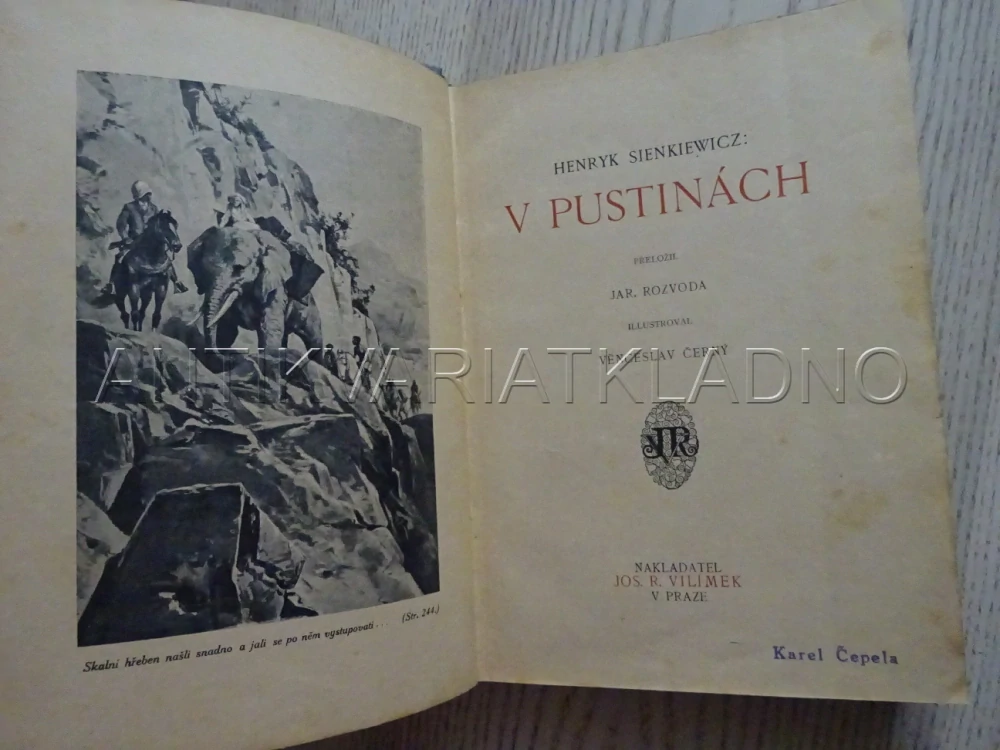 V PUSTINÁCH, HENRYK SIENKIEWICZ, **an