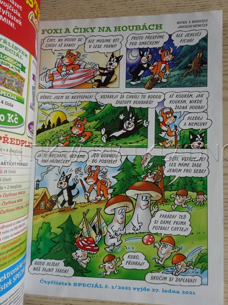 ČTYŘLÍSTEK SPECIÁL, CO SE DĚJE V LESE, 4/2020