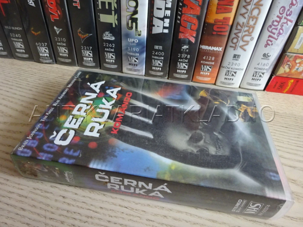 ČERNÁ RUKA: KOMANDO, VHS