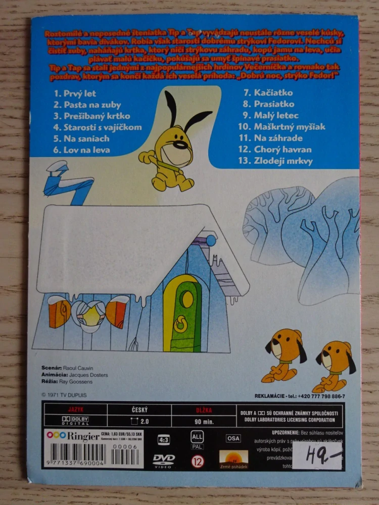 TIP A TAP, STRÝČEK FIDO, DVD FILM