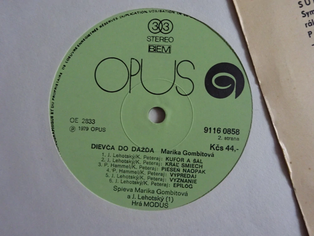 MARIKA GOMBITOVÁ, LP