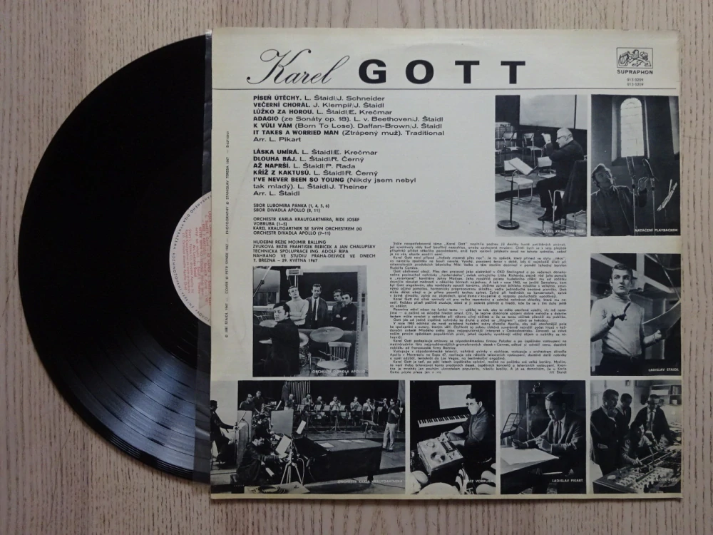 KAREL GOTT, HLAS MŮJ NECH TU ZNÍT, LP