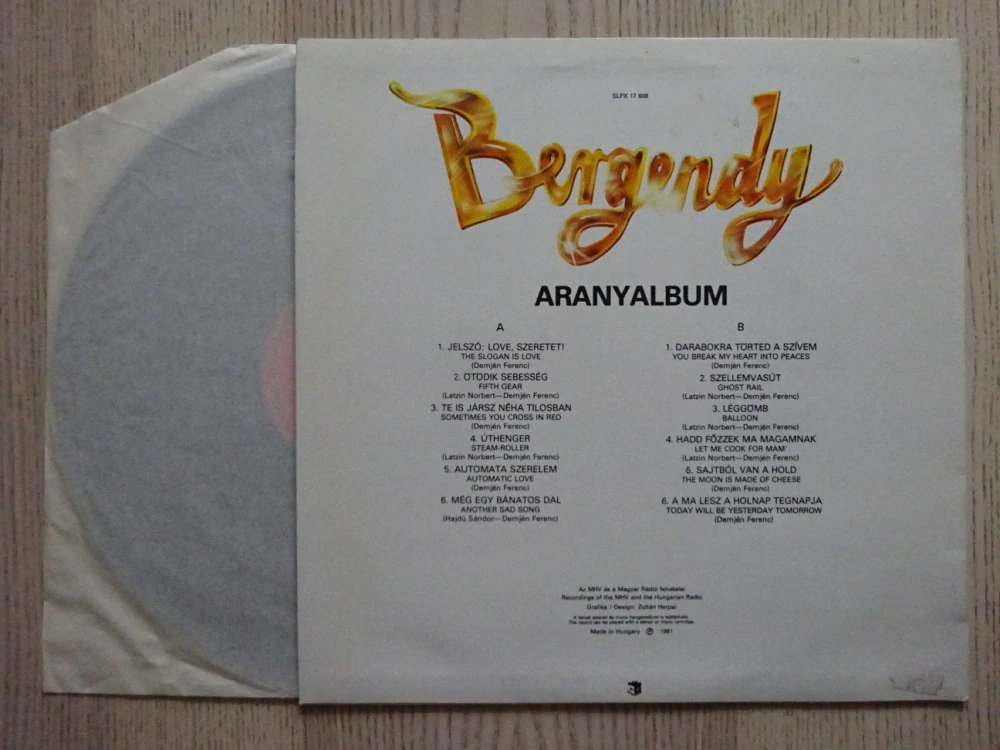 BERGENDY, ARANYALBUM, LP