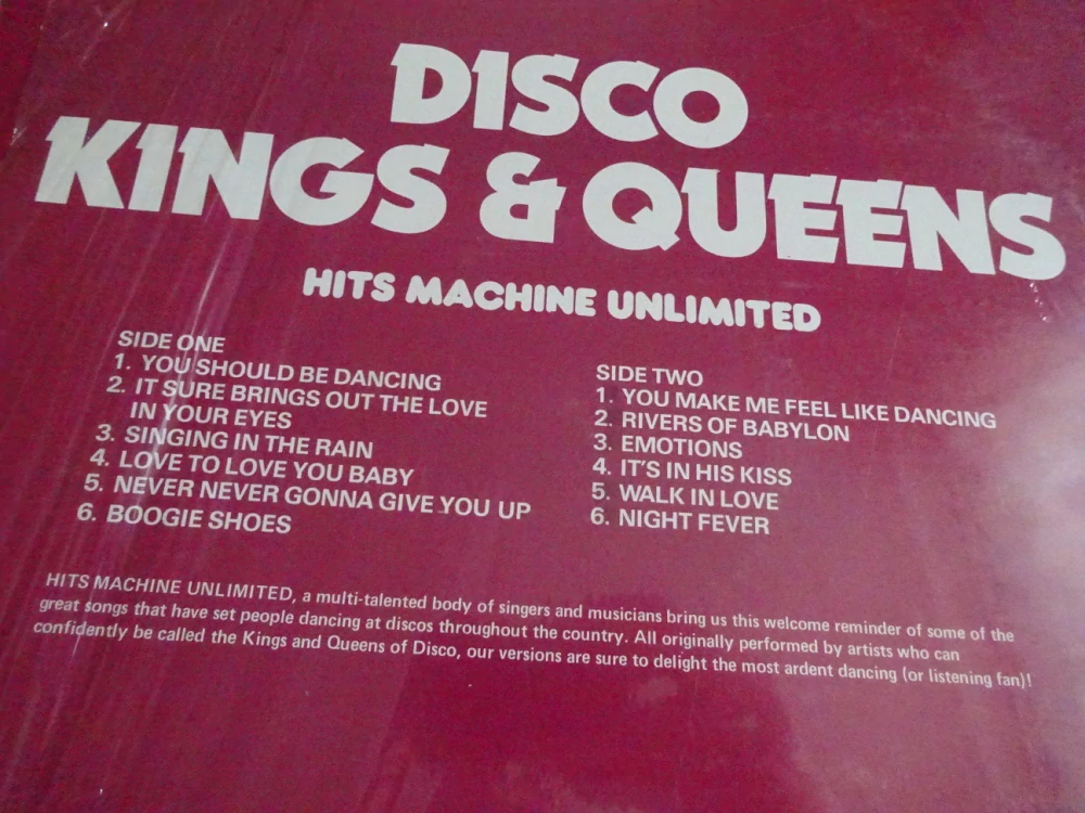 DISCO KINGS AND QUEENS, HITS MACHINE UNLIMITED, LP