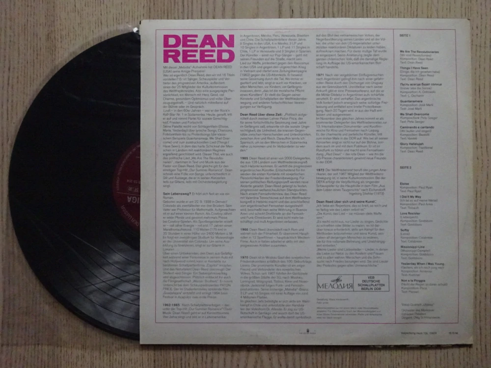 DEAN REED, LP