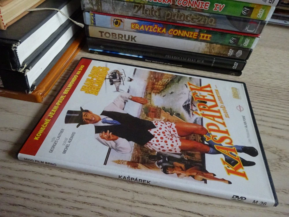 KAŠPÁREK, BELMONDO, DVD FILM