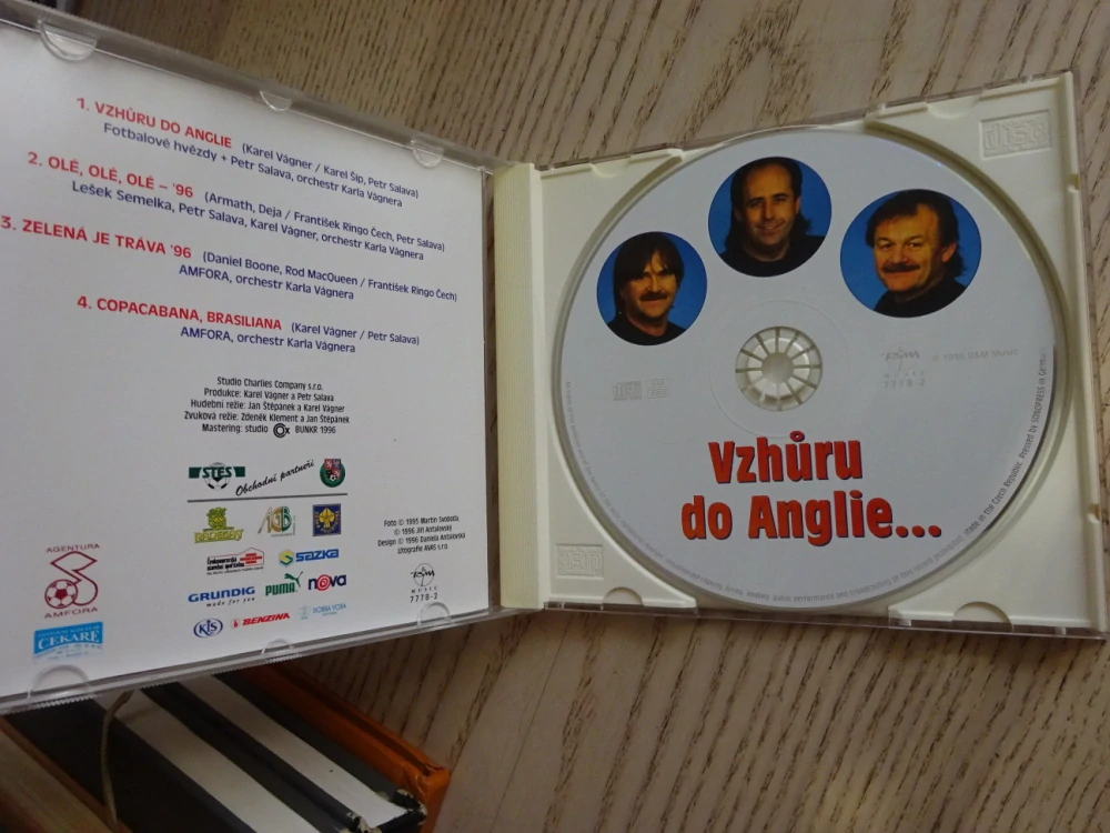 ME '96, VZHŮRU DO ANGLIE, CD HUDBA
