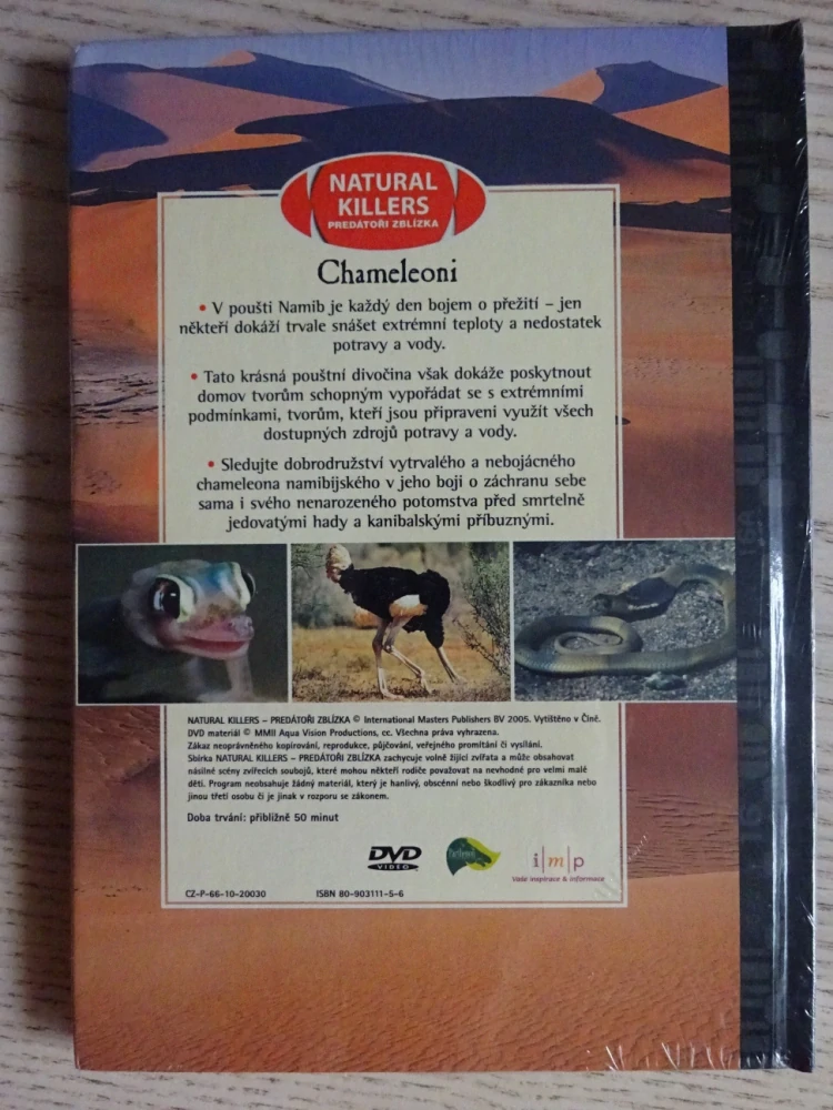 CHAMELEONI, POUŠTNÍ DRACI, DVD FILM DOKUMENT