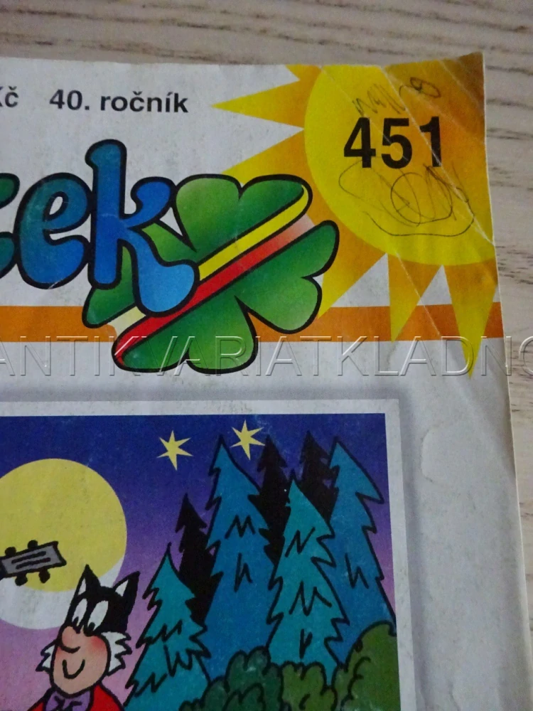 ČTYŘLÍSTEK 451 - ČISTÉ JEZÍRKO