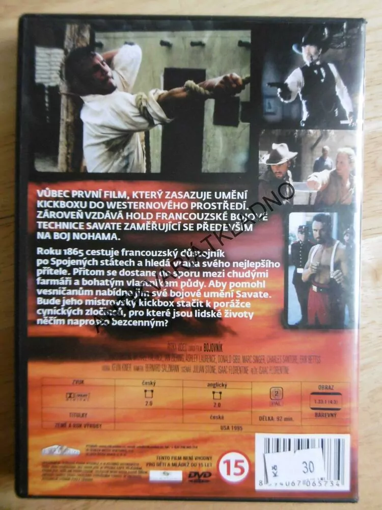 BOJOVNÍK, PRAVDIVÝ PŘÍBĚH PRVNÍHO KICKBOXERA, DVD FILM