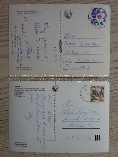 ZBEČNO, SÝKOŘICE, OKRES RAKOVNÍK, 2 KUSY