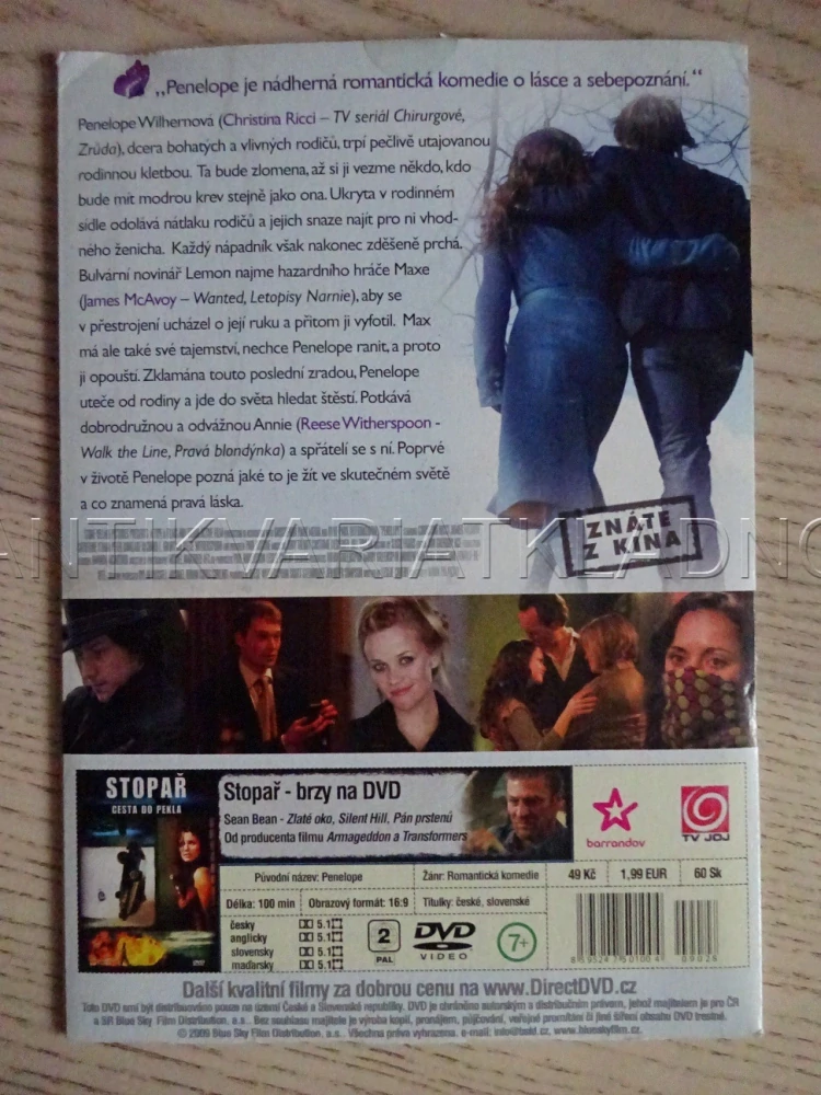 PENELOPE, DVD FILM