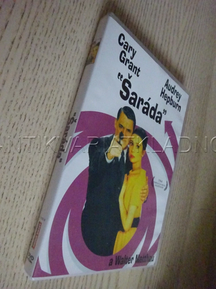 ŠARÁDA, CARY GRANT, AUDREY HEPBURN, DVD FILM