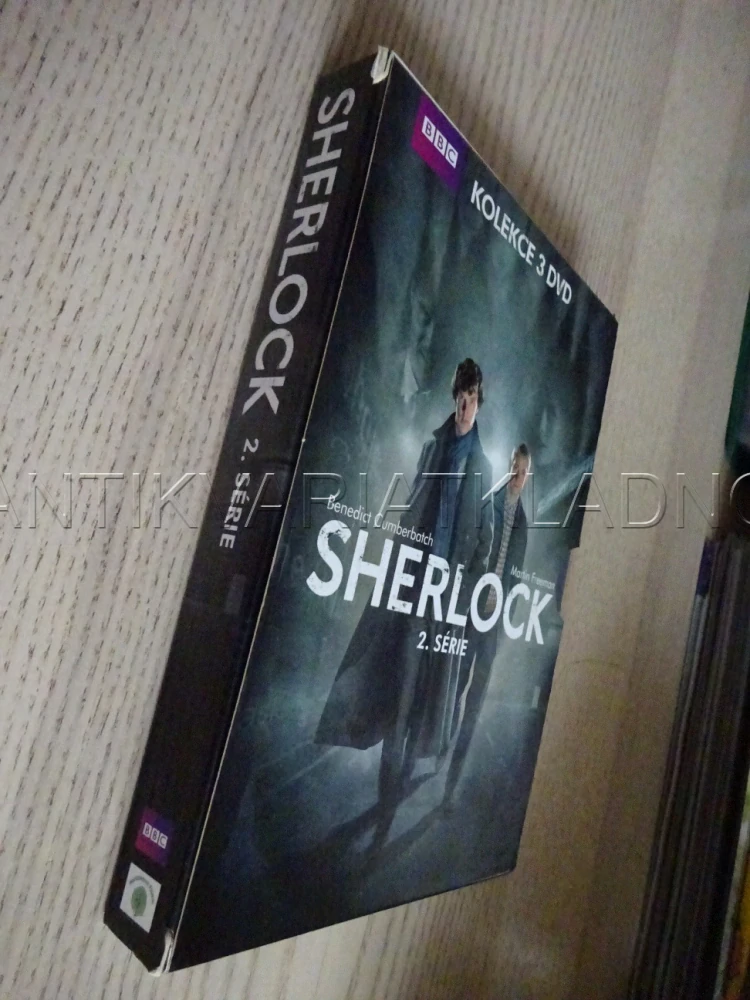 SHERLOCK, 2. SÉRIE,FREEMAN, CUMBERBATCH, 3X DVD FILM