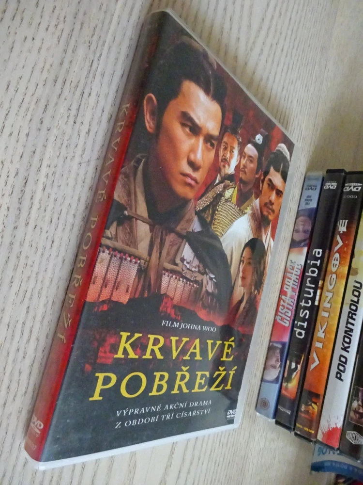 KRVAVÉ POBŘEŽÍ, JOHN WOO, DVD FILM