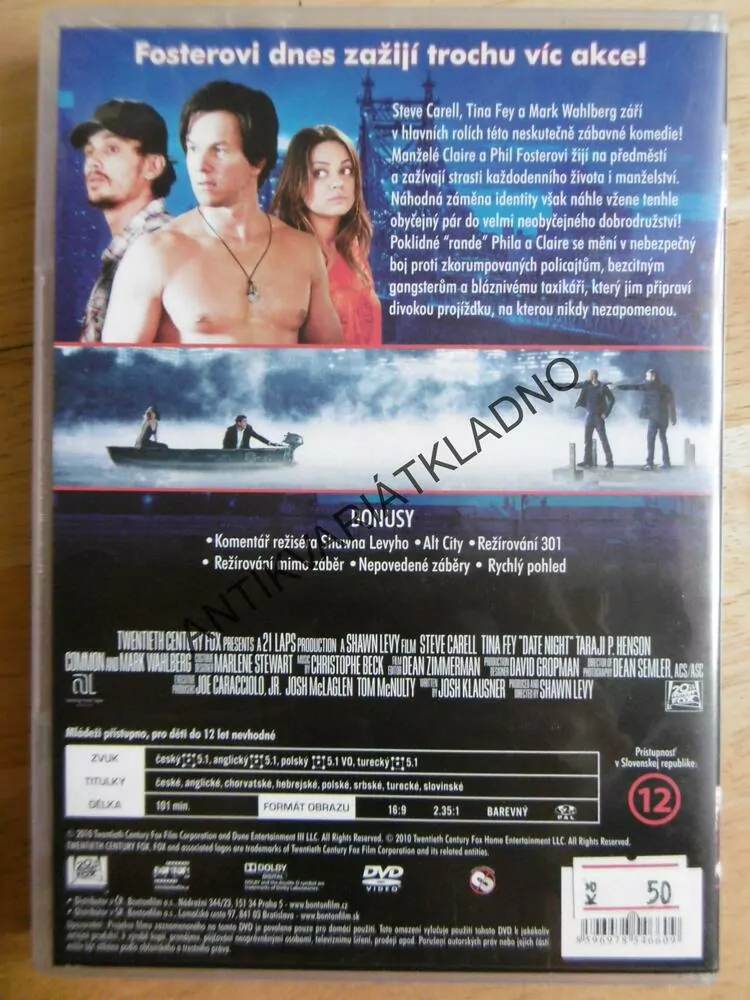 NOČNÍ RANDE, DVD FILM