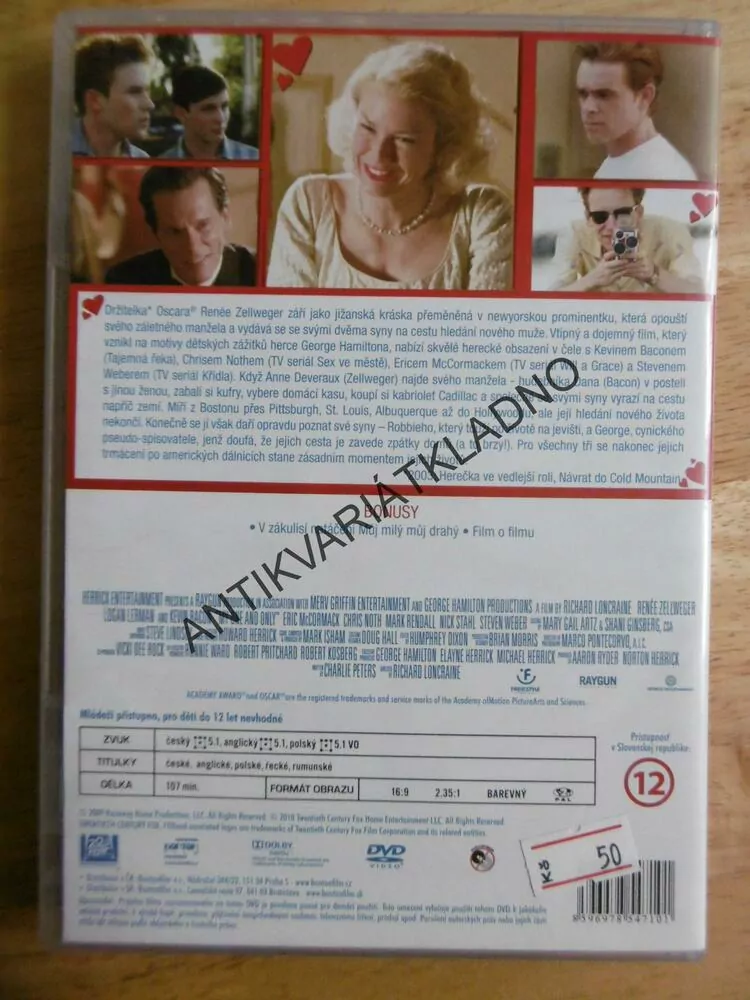 MŮJ MILÝ MŮJ DRAHÝ, DVD FILM