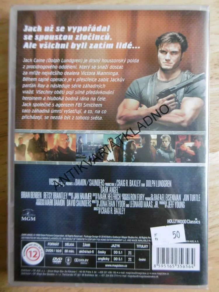 TEMNÝ ANDĚL, DVD FILM