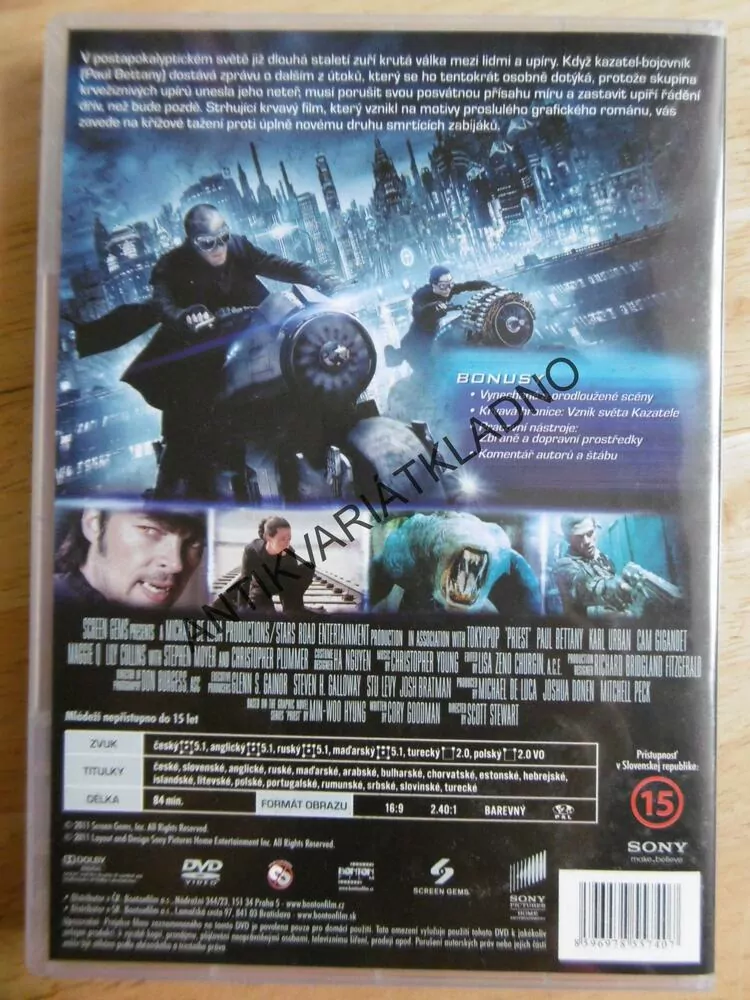 KAZATEL, DVD FILM