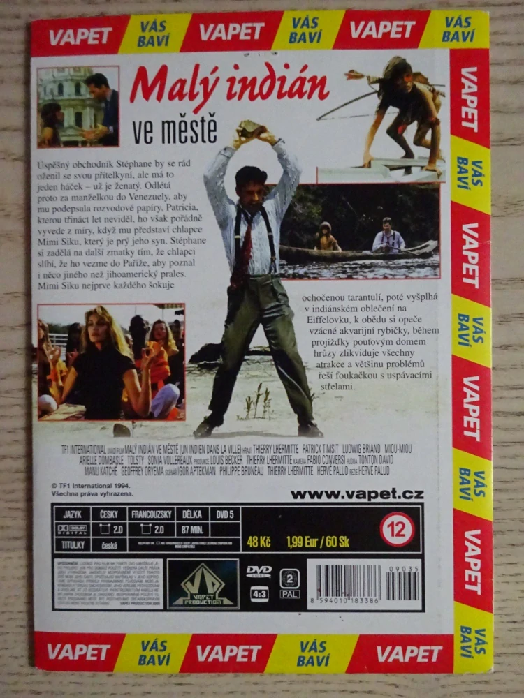 MALÝ INDIÁN VE MĚSTĚ, DVD FILM 
