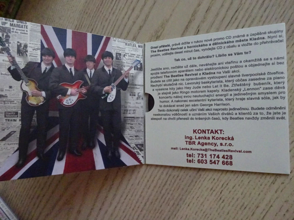 THE BEATLES REVIVAL, NEW PROMO CD 2015, CD HUDBA