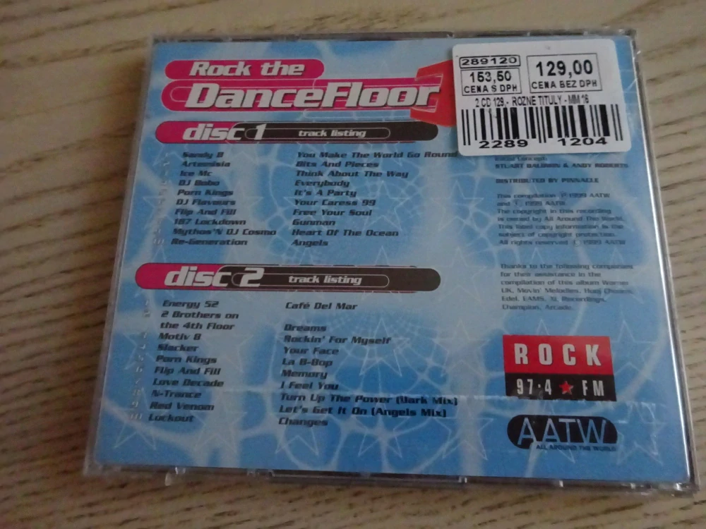 ROCK THE DANCE FLOOR, ROCK 97,4 FM, 2X CD HUDBA