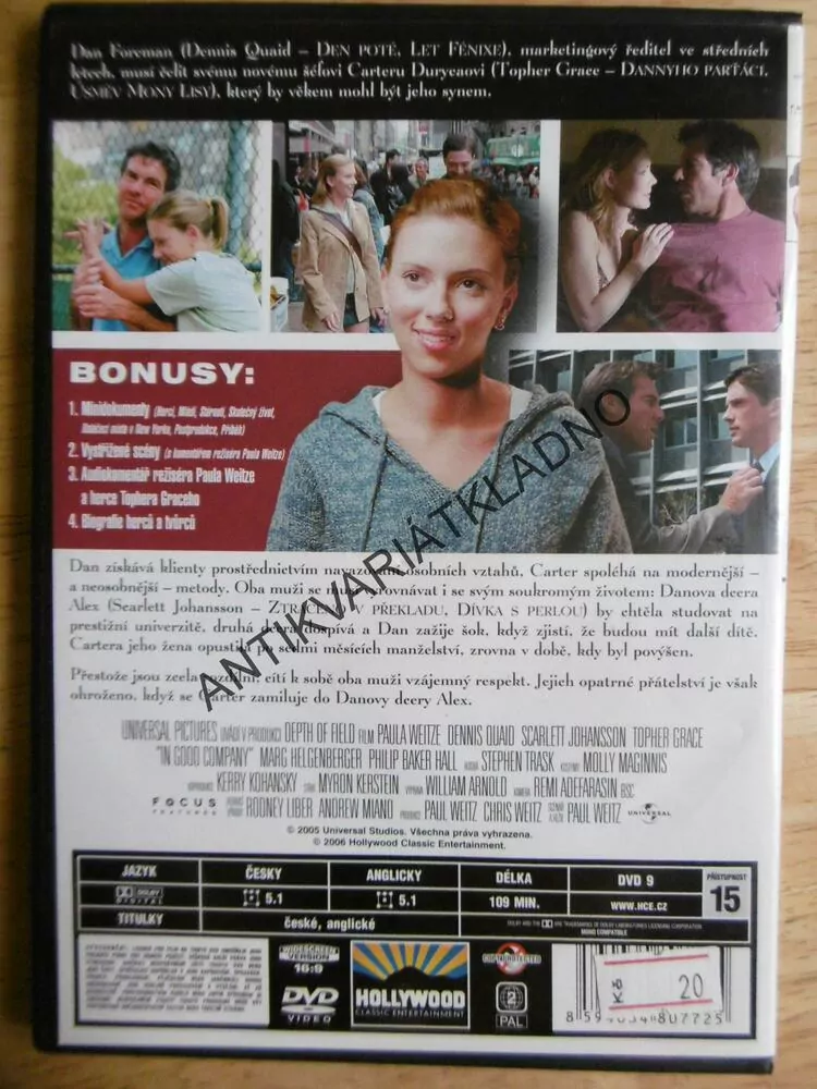 V DOBRÉ SPOLEČNOSTI, DVD FILM