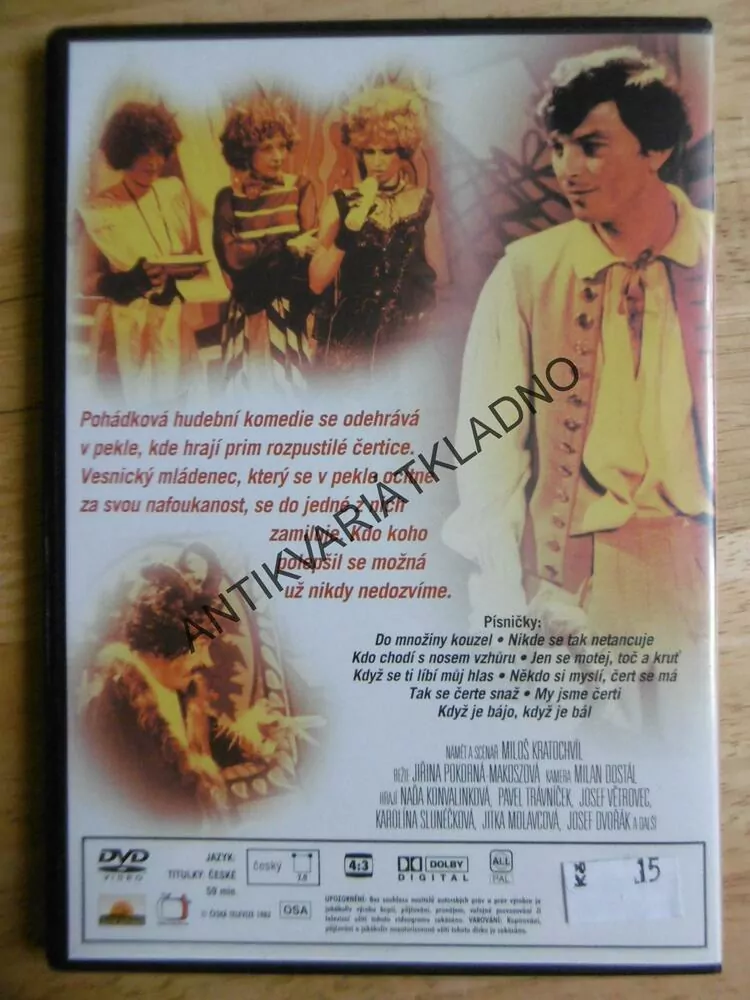 TANEČEK PŘES DVĚ PEKLA, DVD FILM
