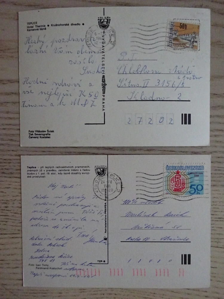 TEPLICE, OKRES TEPLICE, 2 KUSY 