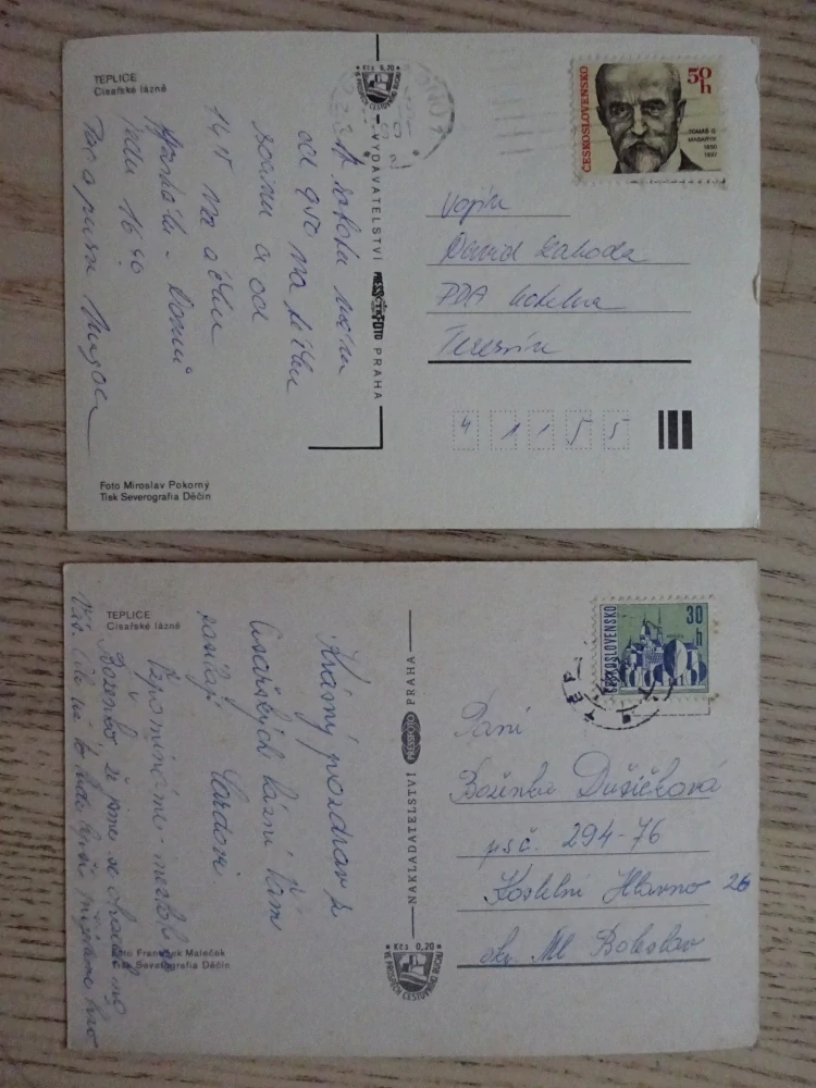 TEPLICE, CÍSAŘSKÉ LÁZNĚ, OKRES TEPLICE, 2 KUSY 