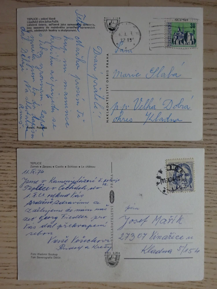 TEPLICE, OKRES TEPLICE, 2 KUSY