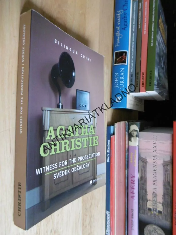 SVĚDEK OBŽALOBY, AGATHA CHRISTIE, ČESKO- ANGLICKY,
