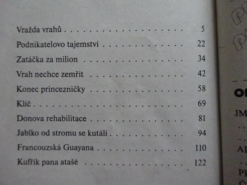 VRAŽDA VRAHŮ, PAVEL KRAUS, **an